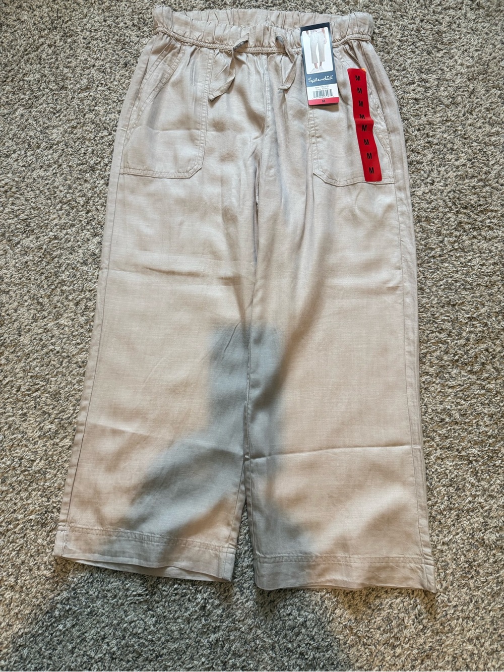 Splendid Beige Drawstring women pants